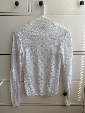 HALFDAYS White Long-Sleeve Smocked Top - Women